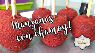 Cómo hacer MANZANAS CON CHAMOY paso a paso  Deliciosas manzanas enchiladas [upl. by Nodnnarb619]