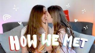 HOW WE MET  LESBIAN COUPLE [upl. by Eellah]