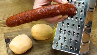 Top Rezepte mit Kartoffeln Einfach Kartoffeln reiben Leckeres Rezept Einfaches Abendessen ASMR [upl. by Perzan61]