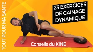 Gainage dynamique  23 exercices pour une séance complète [upl. by Wavell]