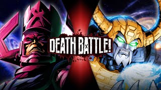 Galactus VS Unicron Marvel Comics VS Transformers  DEATH BATTLE [upl. by Hagai159]