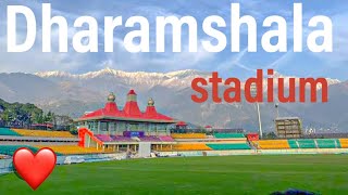 DHARAMSHALA CRICKET STADIUM SEE AKASH cricket dharamshalastadium [upl. by Neema]