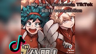 My Hero Academia TikTok edits compilation  BNHA 50 [upl. by Ynehteb]