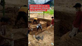 ARKEOLOG EKSKAVASI AREA MAKAM PALSU DI LOKASI PENEMUAN SITUS KUMITIR MOJOKERTO TERBARU majapahit [upl. by Oeram504]