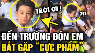 Đi ĐÓN EM ở trường mẫu giáo cô gái RUNG RINH khi bắt gặp NHAN SẮC CỰC PHẨM  Tin 3 Phút [upl. by Neema]