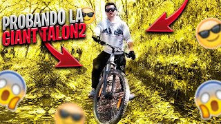 GIANT TALON 2 A PRUEBA CHAMEY RACING [upl. by Yekcim980]