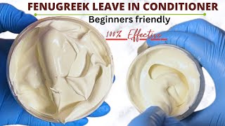 How to make Fenugreek Leavein conditioner  Do not wash it out [upl. by Yrneh656]