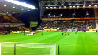 Wolves 0  1 Walsall 170913 [upl. by Airdnoed]