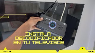 COMO INSTALAR DECODIFICADOR de tv cable en tu TELEVISOR SMART TV [upl. by Aziaf]