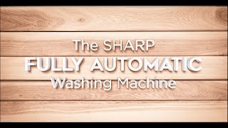 SHARP ESU105HP SL Fully Automatic Washing Machine [upl. by Lehctim]