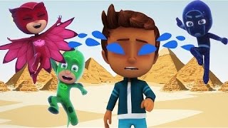 PJ Masks Catboy Crying Night Ninja Took Catboys Camera Owlette and Gekko Save Him Funny Story [upl. by Mailliwnhoj327]