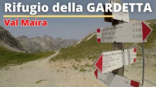 salita al RIFUGIO della GARDETTA sullaltopiano dal COLLE del PREIT [upl. by Rosemari339]