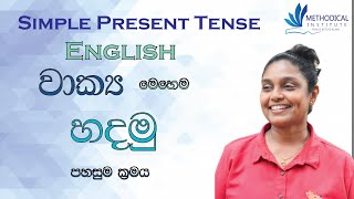 English වාක්‍ය හදන පහසුම ක්‍රමයක්  Simple Present Tense  Damayanthi Teacher [upl. by Hoeve]