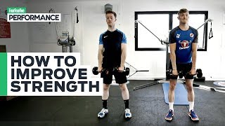 Strength Training For Football  FullBody Gym Workout  You Ask We Answer [upl. by Orrocos]