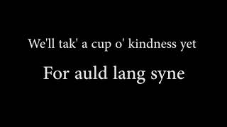 Auld Lang Syne with lyrics [upl. by Ad]