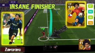 IZAMORANO 91 RATED GOALS AND SKILLS compilation 14 INSANE FINISHER Pes 2021 Mobile player Review [upl. by Manella]