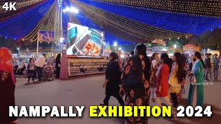 Nampally exhibition 2024 Walking tour  Numaish Exhibition 2024 Hyderabad  4K [upl. by Alet]