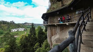 【萬州大瀑布景區】天風棧道 Wanzhou Waterfall Scenic Area Chongqing Wanzhou China [upl. by Ayrolg]