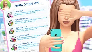 ONLINE BLIND DATING amp CHATROOMS MOD  The Sims 4 SIMDA DATING APP REVIEW [upl. by Lange]