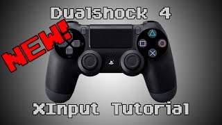 Dualshock 4 XInput Tutorial SCPServer [upl. by Aelrac908]