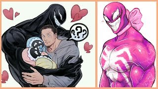 Funny Venom Comics Babie [upl. by Nanah]