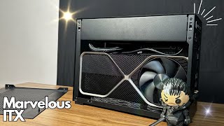 Overpowered ITX  RTX 4080 AMD 7800 X3D  Small SFF Gaming  Productivity PC Build [upl. by Oderfodog]