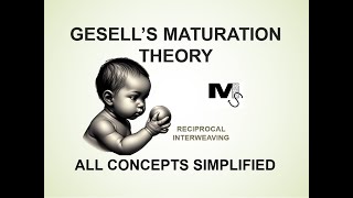 Gesells Maturation Theory and all concepts  Simplest Explanation Ever [upl. by Adey]