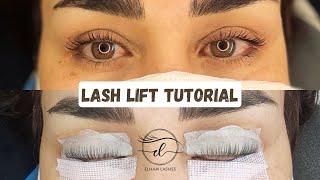 lash lift tutorial for beginners  lash lift amp tint  lift lashes [upl. by Tham9]