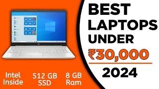 Top 5 Best Laptops Under 30000 In 2024  8GB Ram 512GB SSD Intel Processor [upl. by Imogene]