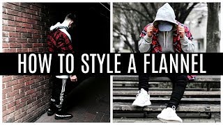 HOW TO STYLE A FLANNEL  FOUR LOOKS [upl. by Davena]