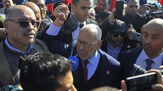 Tunisie  Rached Ghannouchi dénonce quotune chasse aux sorcièresquot [upl. by Eitac]