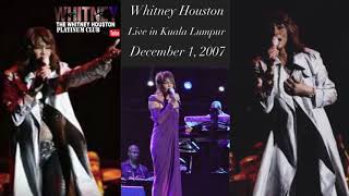 02  Whitney Houston  Saving All My Love For You Live in Kuala Lumpur Malaysia 2007 [upl. by Enoyrt]