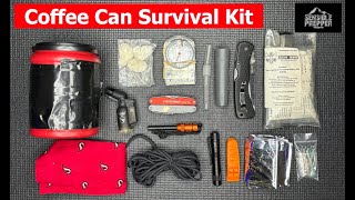 Coffee Can Survival Kit Project [upl. by Ettenirt]