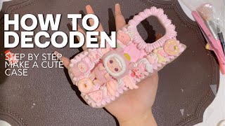 DIY Whipped Cream Resin Phone Case  Complete StepbyStep Tutorial for Beginners  Decoden [upl. by Acinaj477]