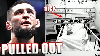 Khamzat Chimaev HOSPITALIZEDRobert Whittaker vs Ikram Aliskerov OFFICIAL Hill vs Ulberg Update [upl. by Sokim]