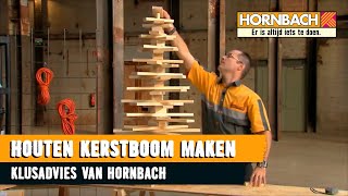 Houten kerstboom maken met HORNBACH [upl. by Siulesoj]