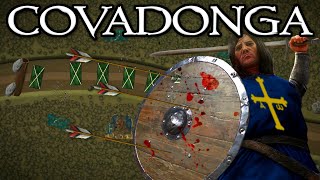 Batalla de Covadonga 722 ⚔️ Don Pelayo el primer rey de Asturias ⚔️ ¿Cómo comenzó la Reconquista [upl. by Georgie]