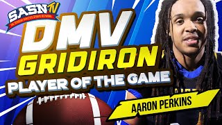 DMV Gridiron Interviews Running Back Aaron Perkins [upl. by Elsey843]