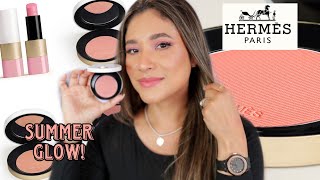 New Hermes Summer 2023 Blushes  Silky Iridescent blush in Rose Cuivre [upl. by Kincaid885]