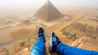 Watch This Teen Illegally Climb Egypts Great Pyramid [upl. by Nnanaej]