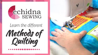 Different Methods of Quilting  Echidna Sewing [upl. by Navannod]