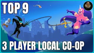 Top 9 Offline 3 Player Couch Coop Games [upl. by Oicram867]