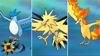 How To Get Moltres Zapdos and Articuno in Pokémon Ultra Sun and Ultra Moon [upl. by Ulani]