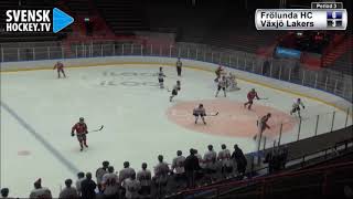 Elmer Söderblom 1G vs Växjö Lakers  J20 SuperElit  Feb 16 2019 [upl. by Hoenack269]