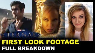 Marvels Eternals Trailer  First Look Footage BREAKDOWN [upl. by Ayot]