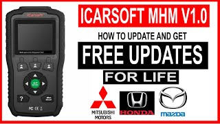 How To Update iCarsoft MHM V10 for FREE amp Get FREE LIFETIME UPDATES [upl. by Jule395]