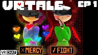 VRTALE Episode 1 Chara and Frisk Twins of Destiny [upl. by Nelda]