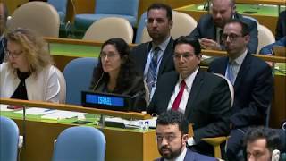 Illegal Israeli actions in Occupied East Jerusalem and Palestine  UN General Assembly [upl. by Nolyk]