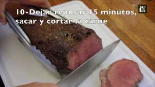 Receta Roast Beef paso a paso [upl. by Christan]