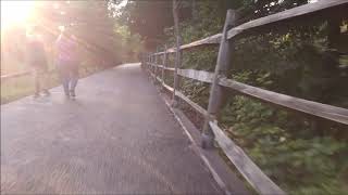 Blackstone River Valley Bike Path Cumberland Rhode Island  South to North [upl. by Tilford402]